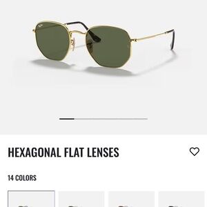 COPY - Rayban Hexagonal Flat Lenses